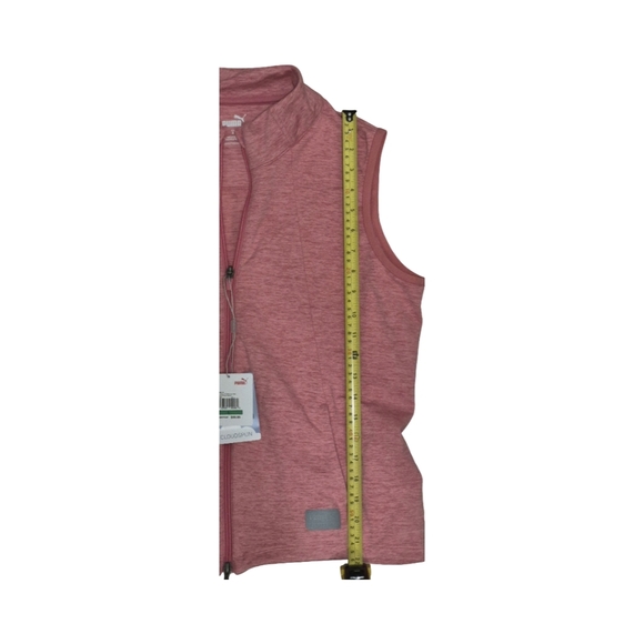 Puma Pink Athletic Vest with Mock Neck - Picture 3 of 12